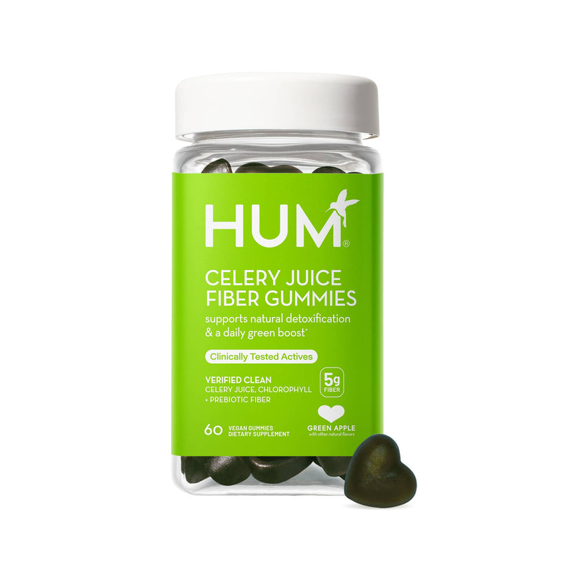 HUM - Celery Juice Fiber Gummies for Added Fiber and Detox