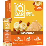 IQBAR Banana Nut | Brain + Body Keto Protein Bars