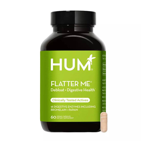 HUM - Flatter Me Capsules for Digestive Health & Bloating Relief