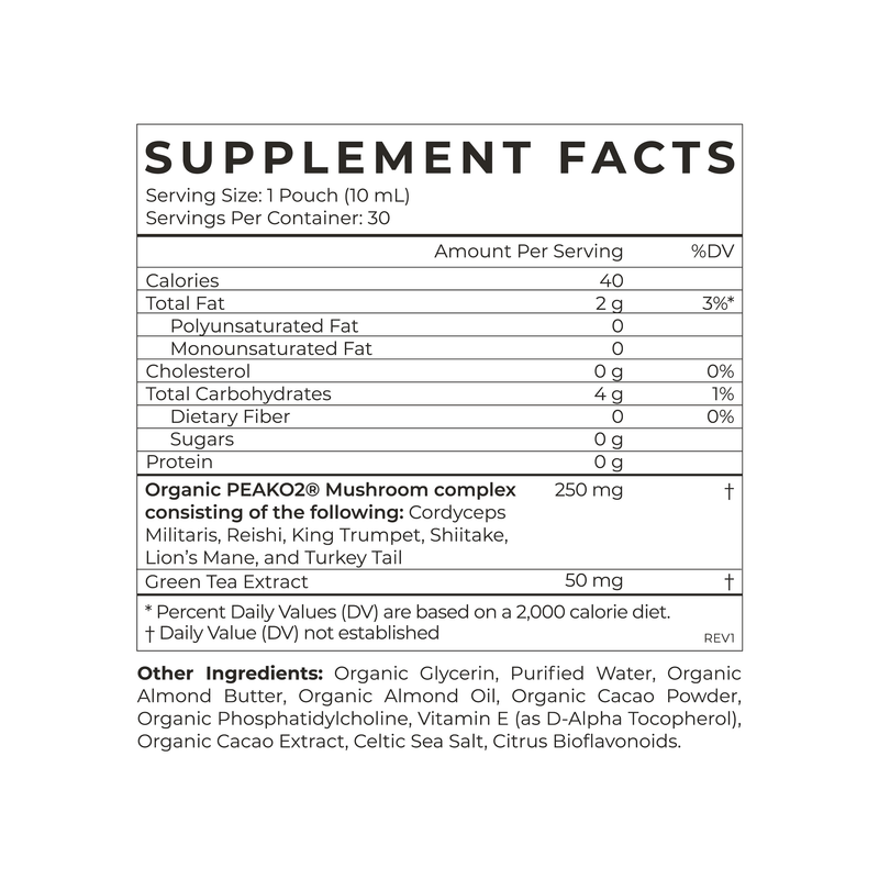 Liposomal Longevity Mushrooms - SINGLE PACK
