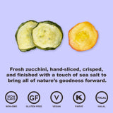 Zucchini Chips Non-GMO Vegan Veggie Chips
