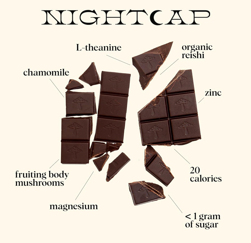 Nightcap Mushroom Chocolates for Deep Sleep