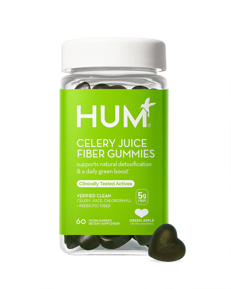 HUM - Celery Juice Fiber Gummies for Added Fiber and Detox