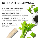 HUM - Celery Juice Fiber Gummies for Added Fiber and Detox