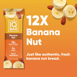 IQBAR Banana Nut | Brain + Body Keto Protein Bars