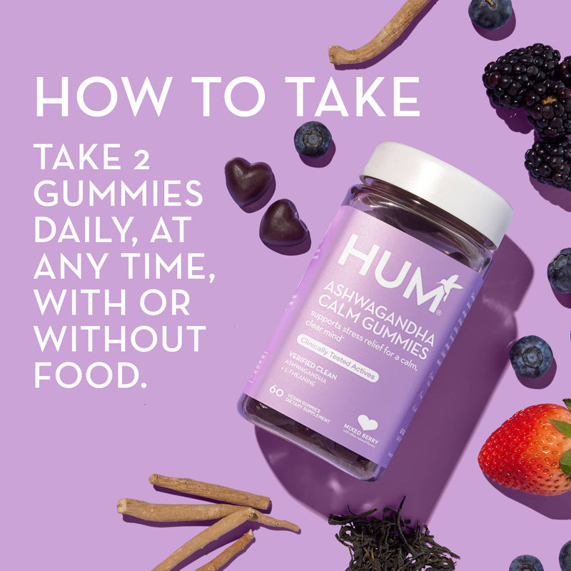 HUM - Ashwagandha Calm Gummies for Stress & Relaxation